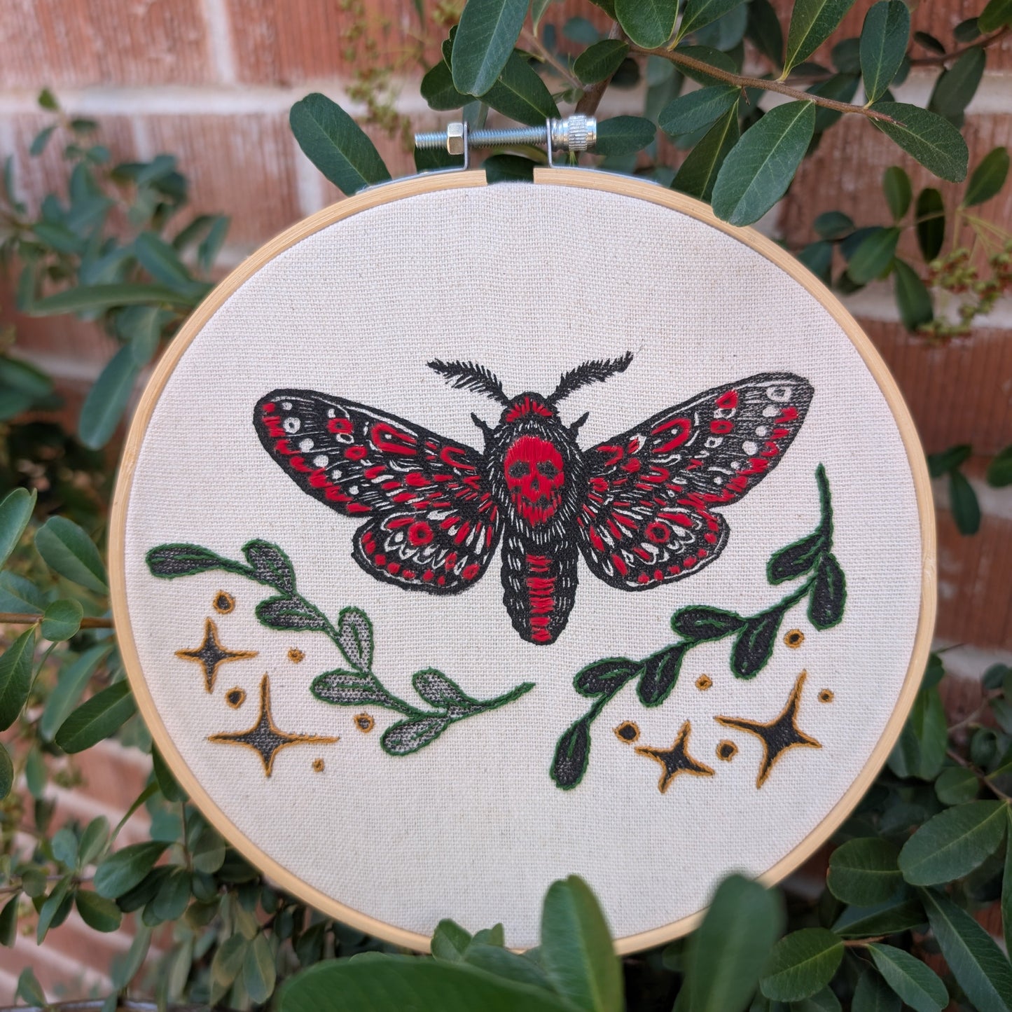 "Red Death Moth" Wall Art