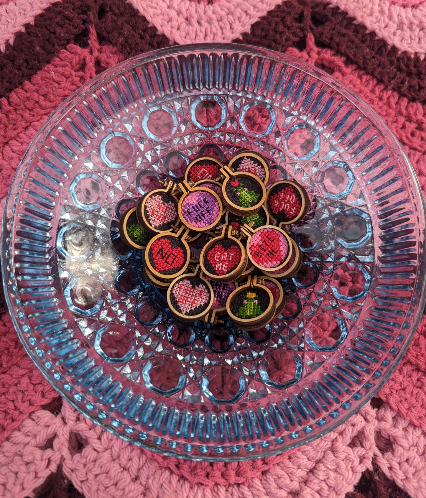 "Bite Me" Sour Candy Heart Necklace