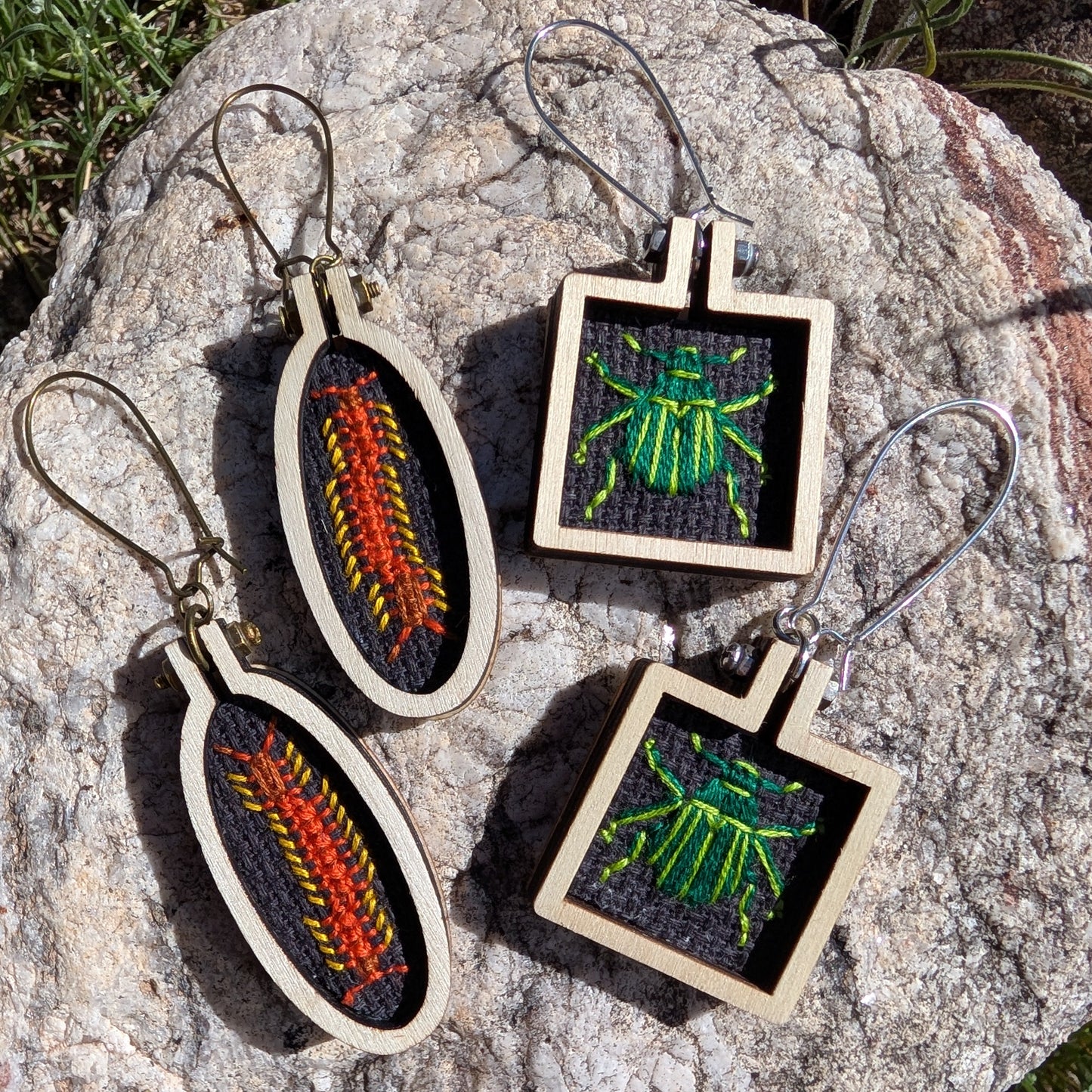 Giant Arizona Centipede Earrings