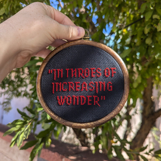 "In Throes of Increasing Wonder" Wall Art