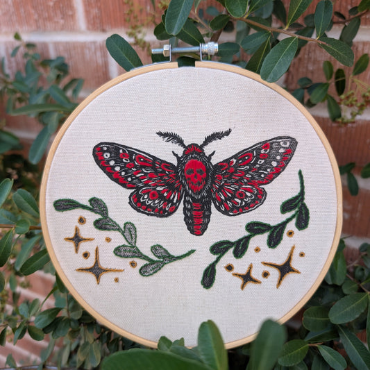 "Red Death Moth" Wall Art