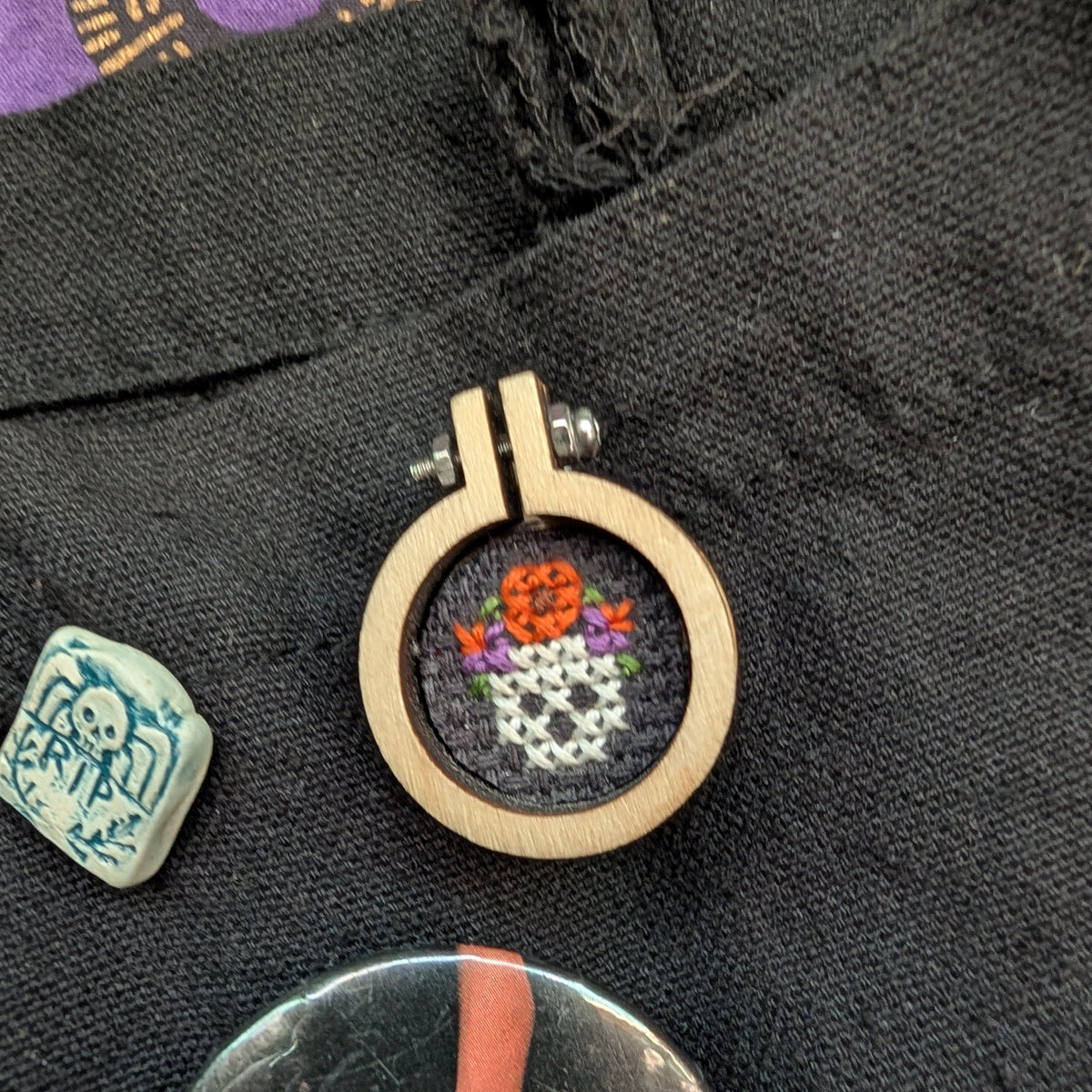 Skull Mini Cross-Stitch Kit