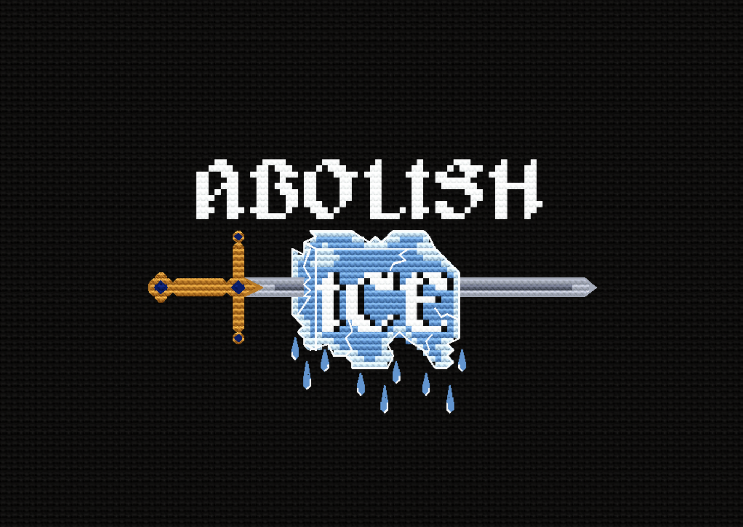 "ABOLISH ICE" Pattern *DIGITAL DOWNLOAD*