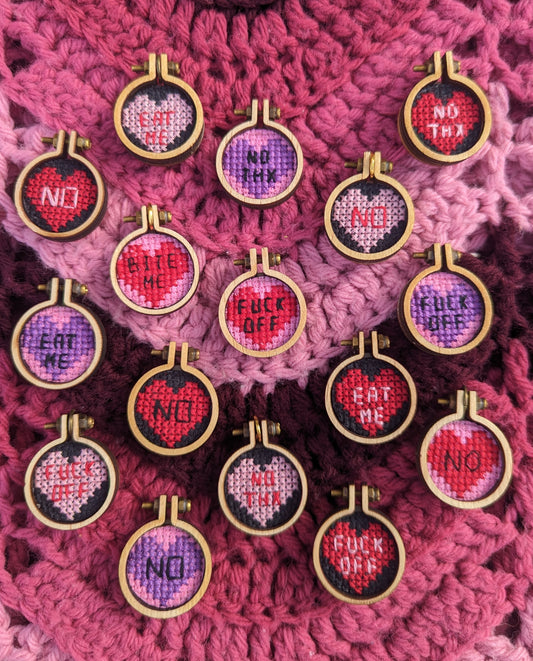 Sour Conversation Heart Earrings