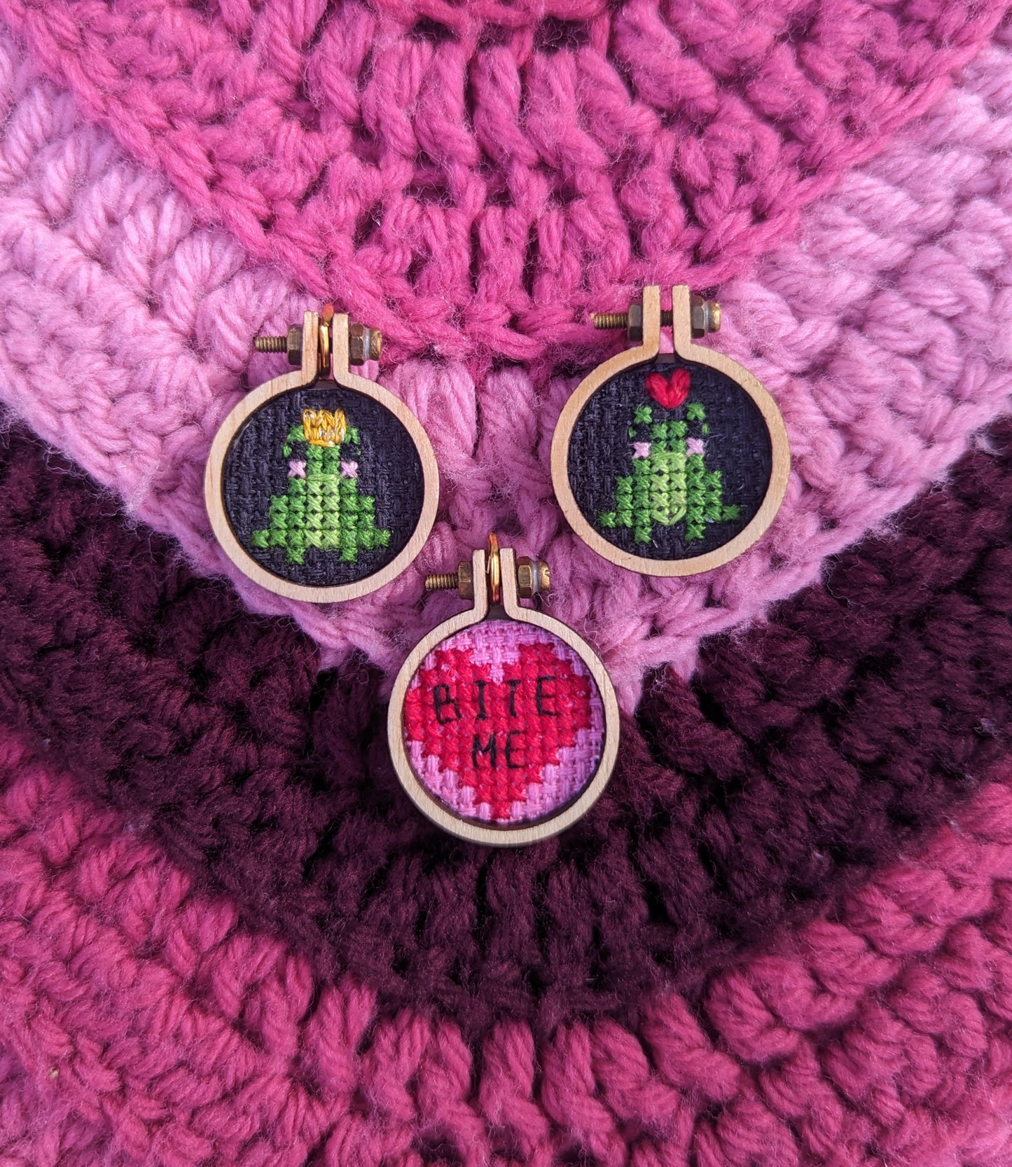 "Bite Me" Sour Candy Heart Necklace