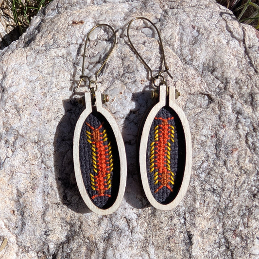 Giant Arizona Centipede Earrings