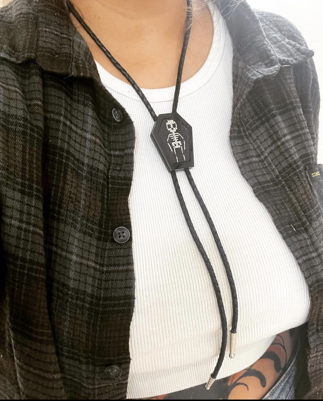 Skelly Boi Bolo Tie