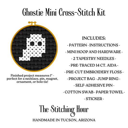 Ghostie Mini Cross-Stitch Kit