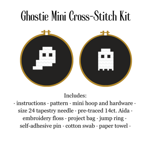 Ghostie Mini Cross-Stitch Kit