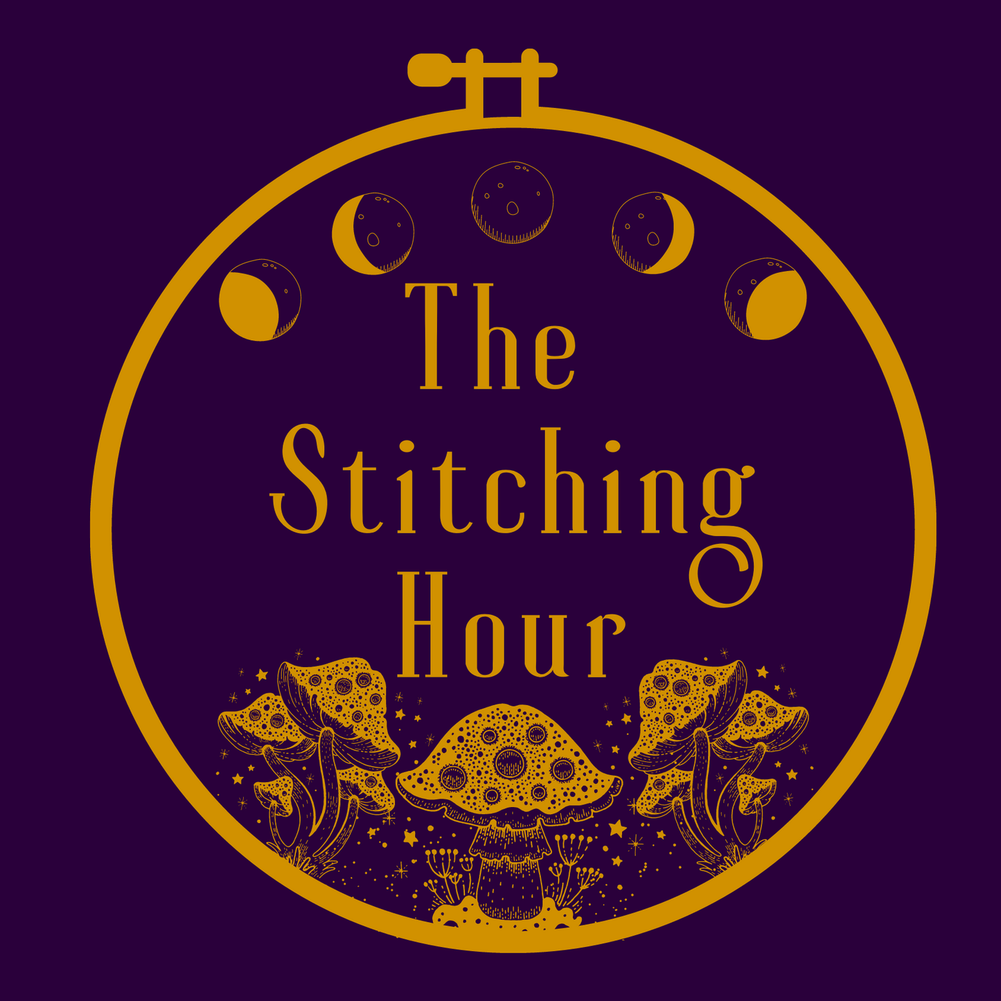 The Stitching Hour Logo Sticker