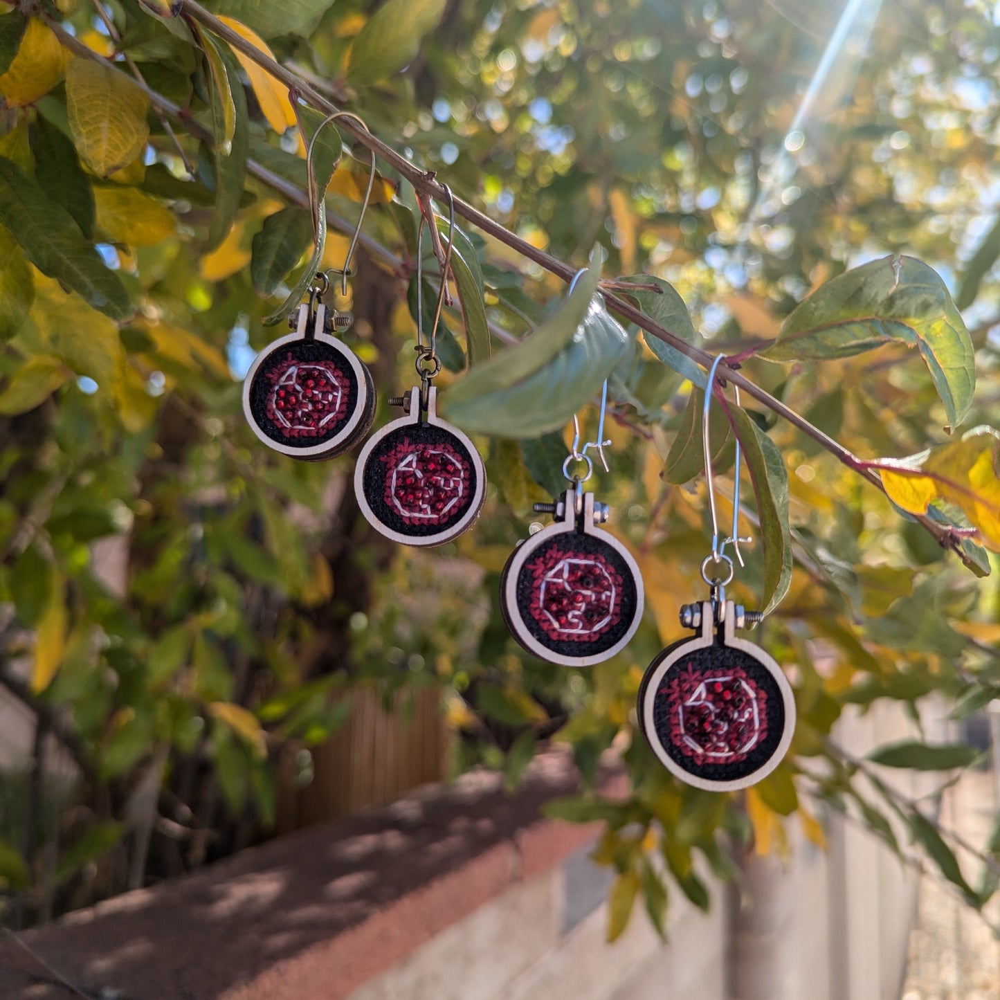 Pomegranate Earrings