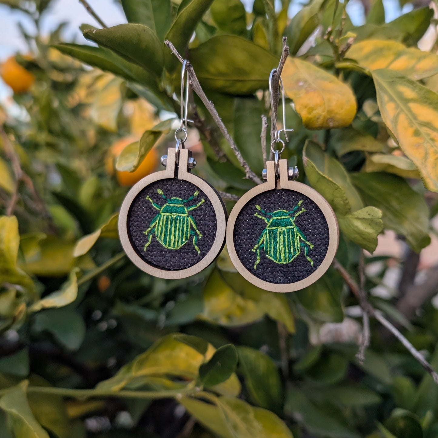 Scarab Earrings
