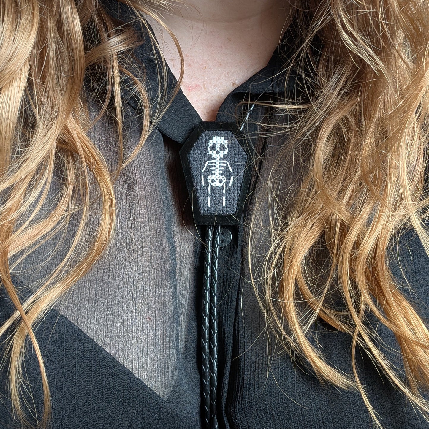 Skelly Boi Bolo Tie