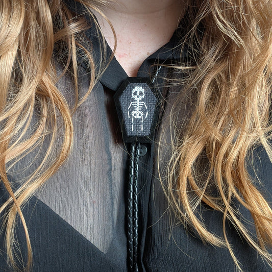 Skelly Boi Bolo Tie