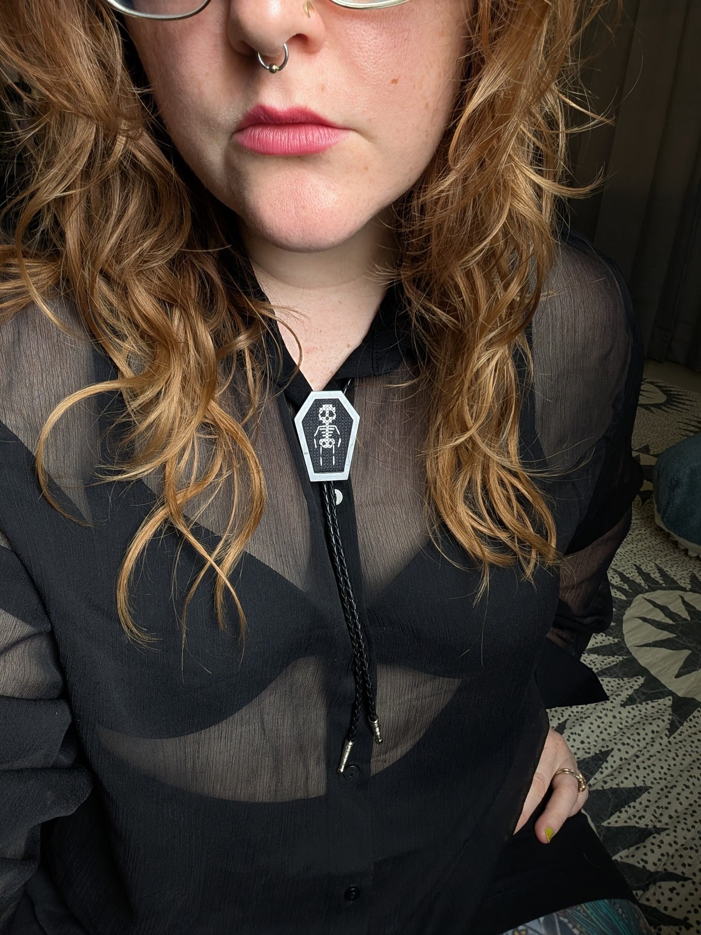 Skelly Boi Bolo Tie