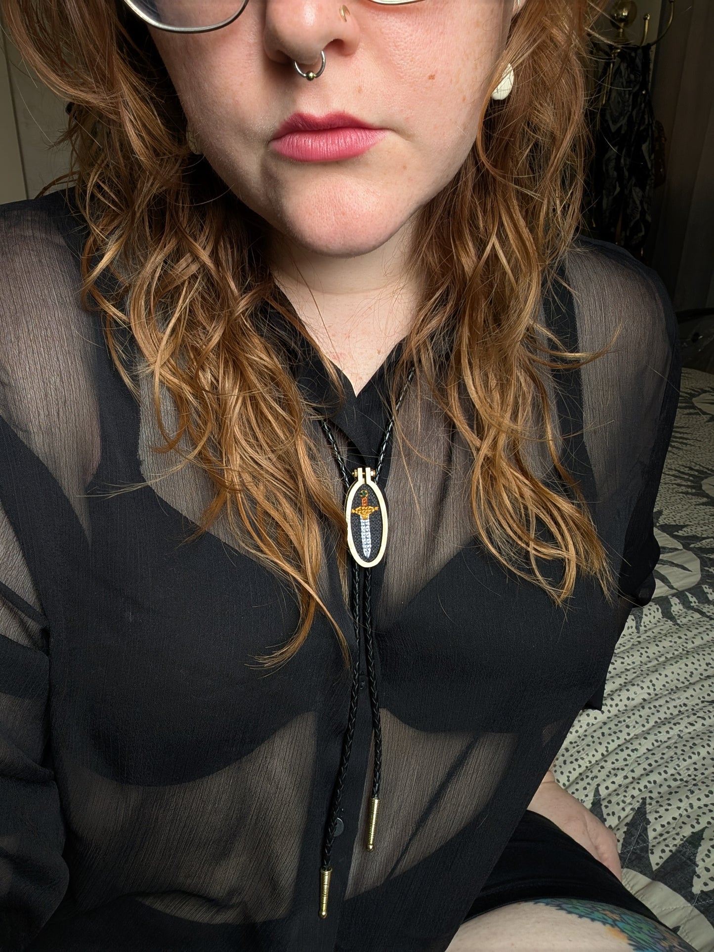 Sword Bolo Tie