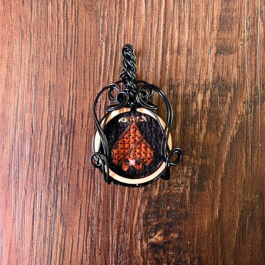 Wire Wrapped Baby Bat Necklace